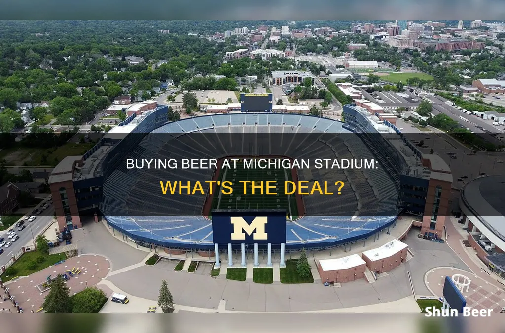 can you buy beer at michigan stadium