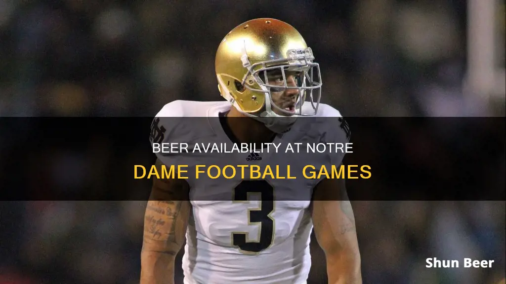 can you buy beer at notre dame football games