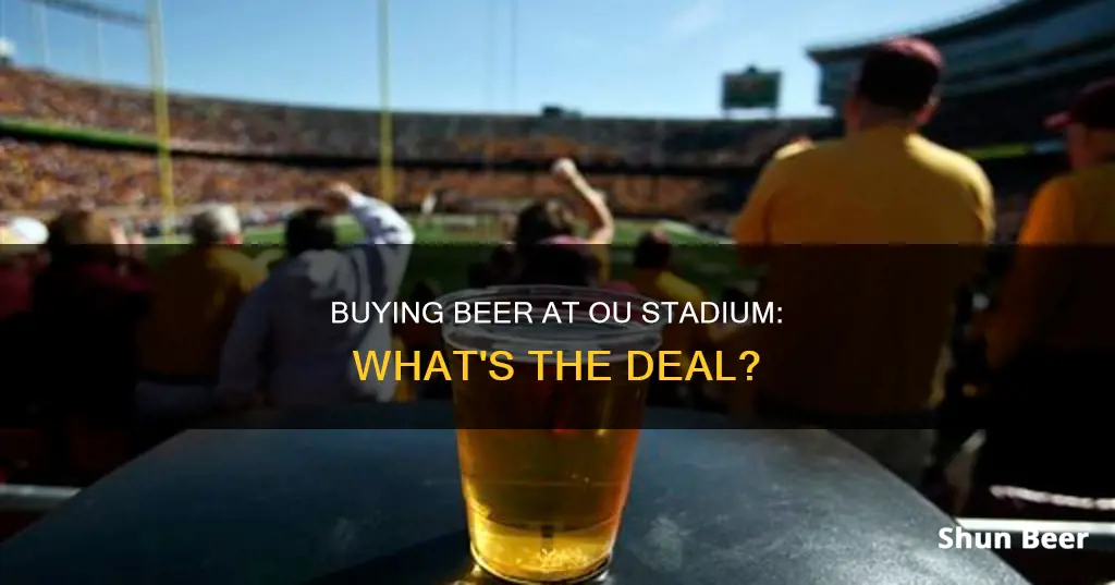 can you buy beer at ou stadium