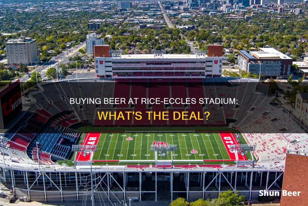 can you buy beer at rice eccles stadium