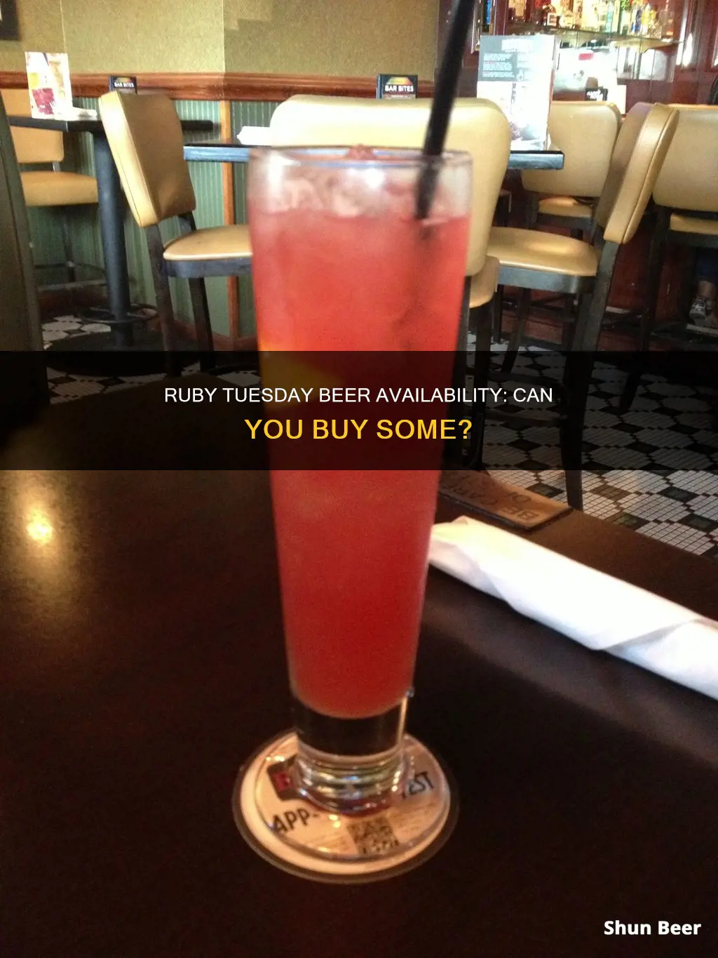 can you buy beer at ruby tuesday