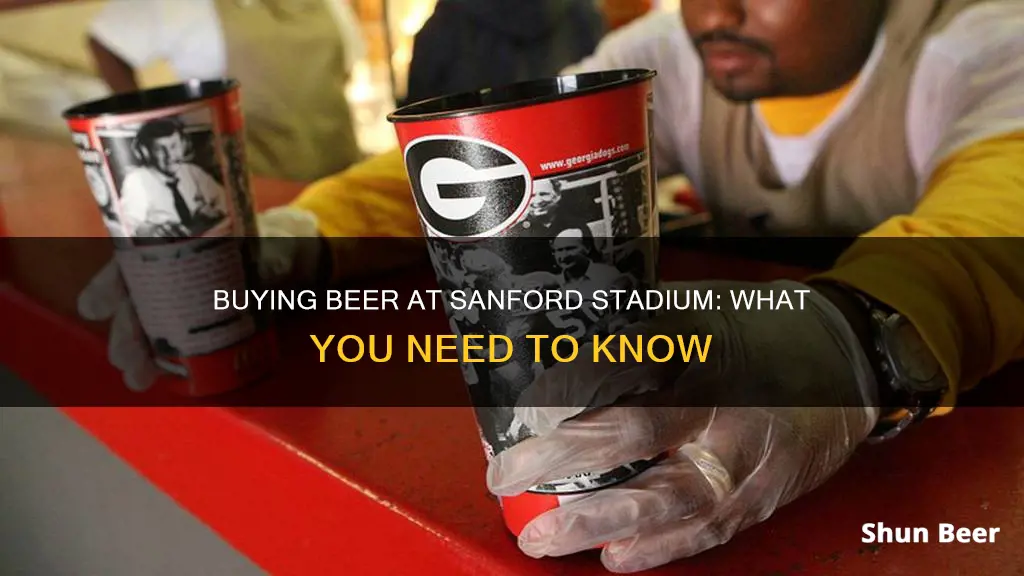 can you buy beer at sanford stadium