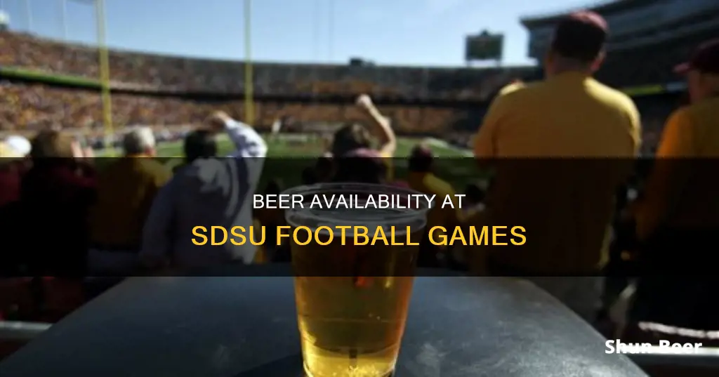 can you buy beer at sdsu football games