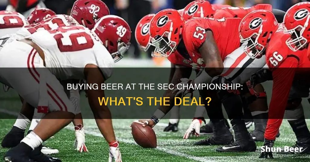 can you buy beer at sec championship game