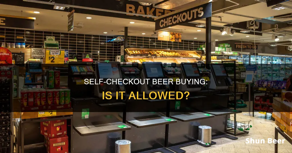 can you buy beer at self checkout