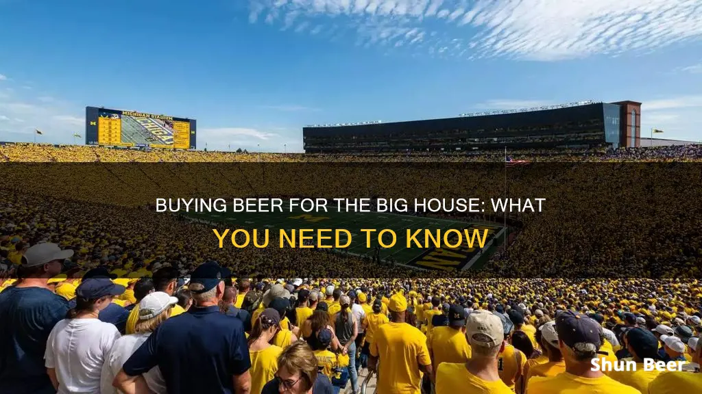 can you buy beer at the big house