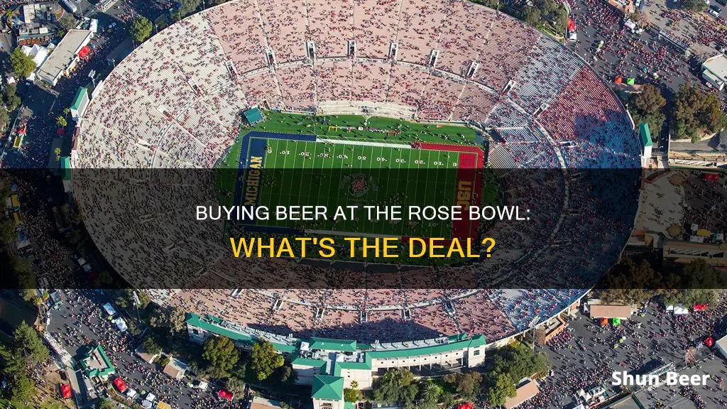 can you buy beer at the rose bowl