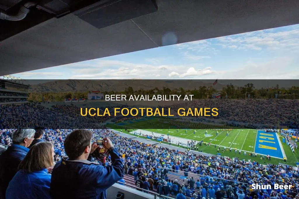 can you buy beer at ucla football games