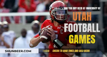 Buying Beer at University of Utah Football Games