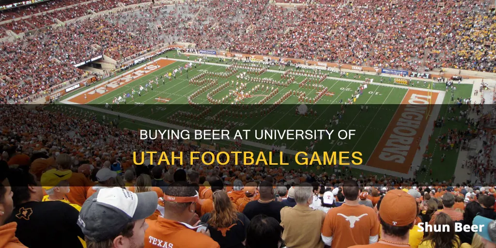 can you buy beer at university of utah football games