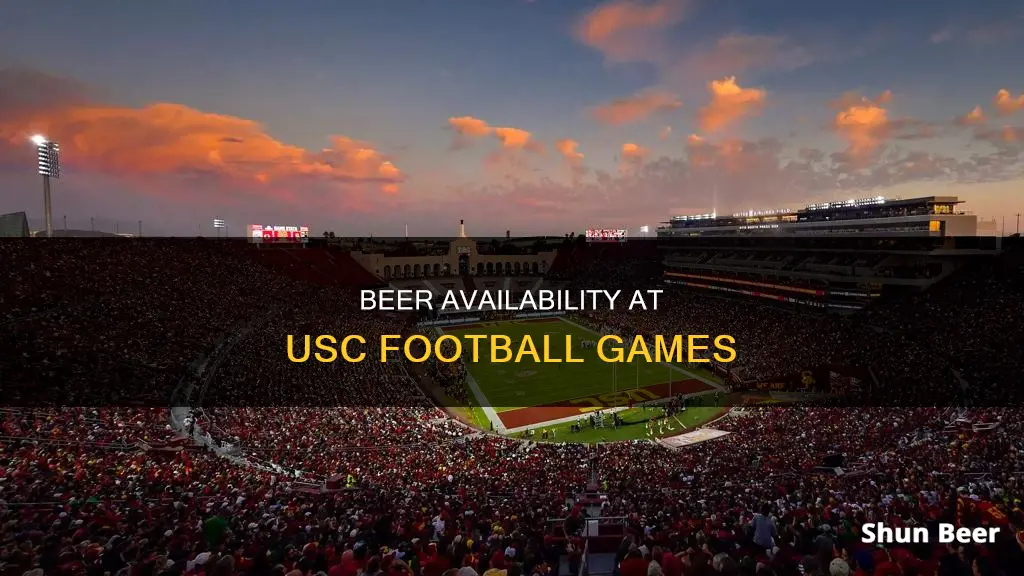 can you buy beer at usc football games