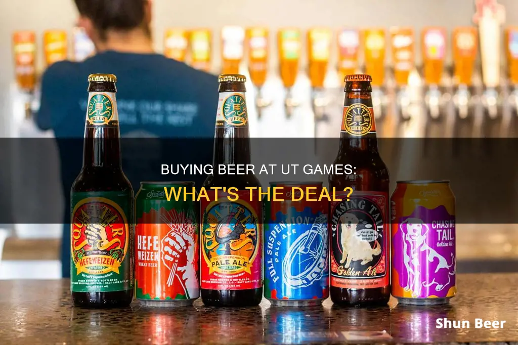 can you buy beer at ut games