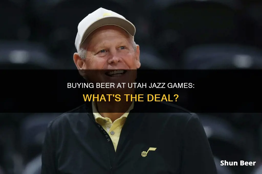 can you buy beer at utah jazz games