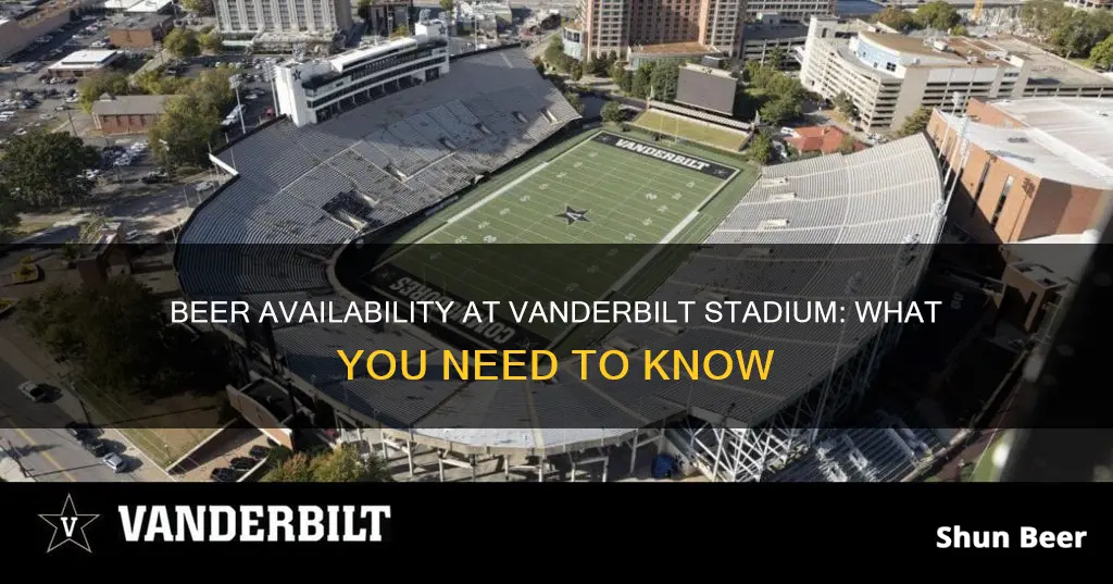 can you buy beer at vanderbilt stadium