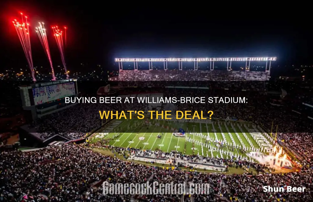 can you buy beer at williams brice stadium