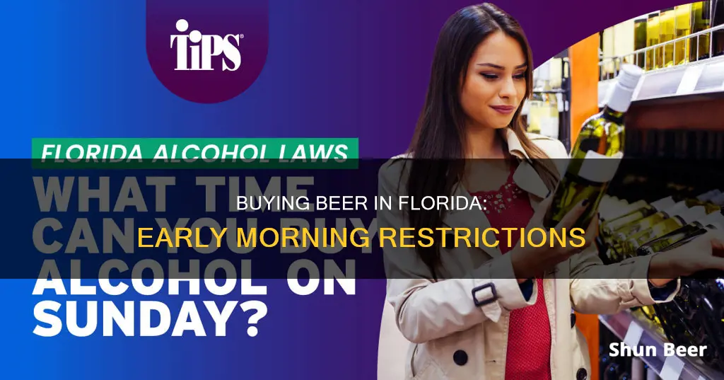 can you buy beer before noon in florida