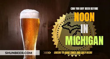 Michigan Beer Laws: Buying Before Noon