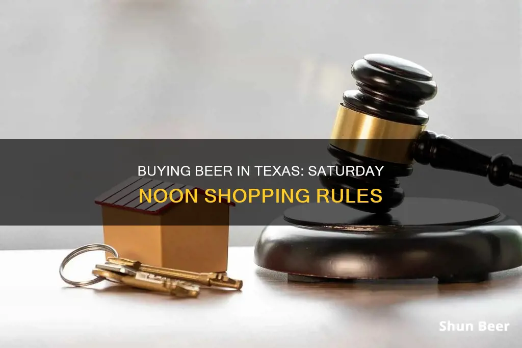 can you buy beer before noon on saturday in texas