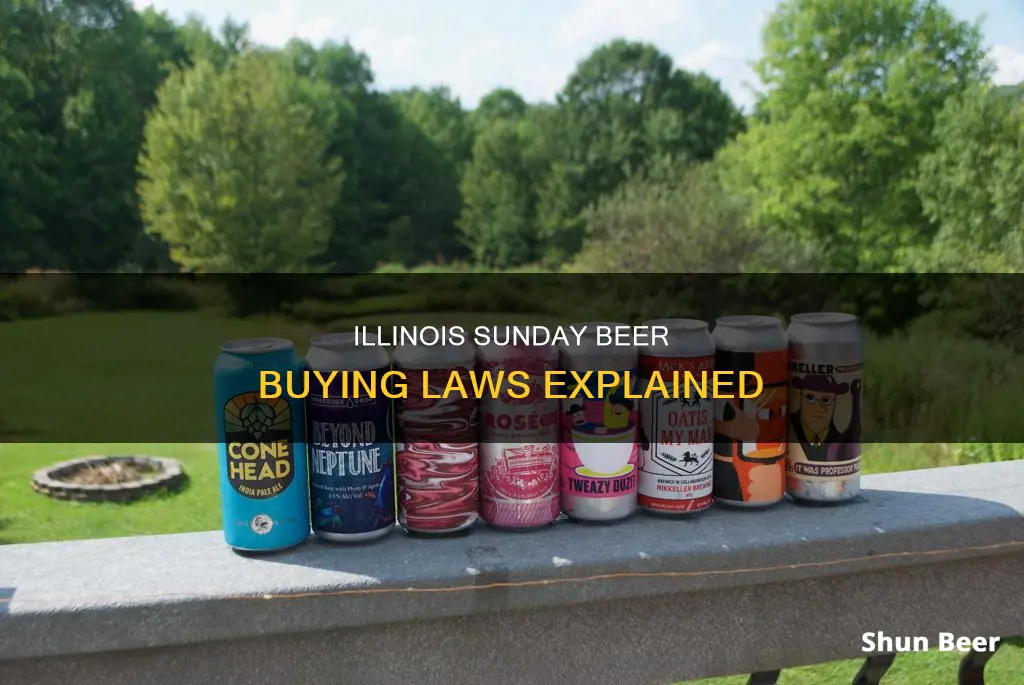 can you buy beer before noon on sunday in illinois