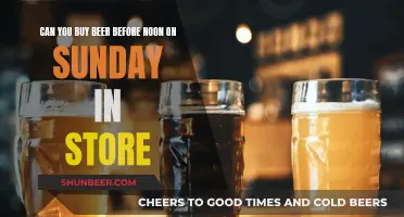 Buying Beer Before Noon on Sundays: What's the Deal?