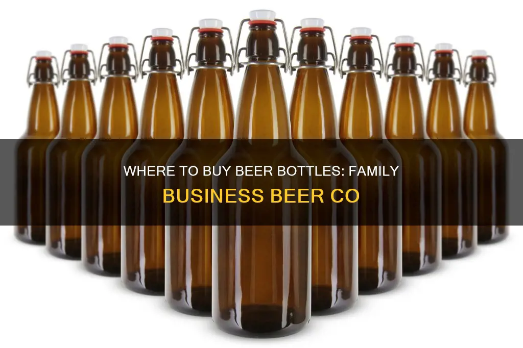 can you buy beer bottles at family business beer co