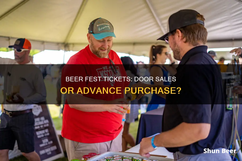 can you buy beer fest tickets at the door