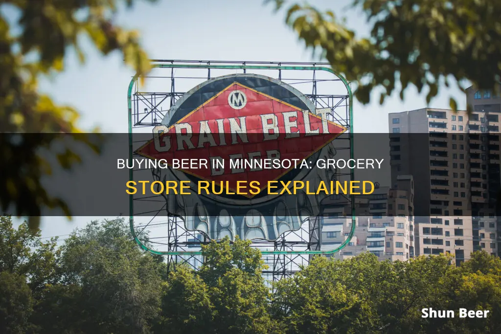 can you buy beer in a grocery store in minnesota