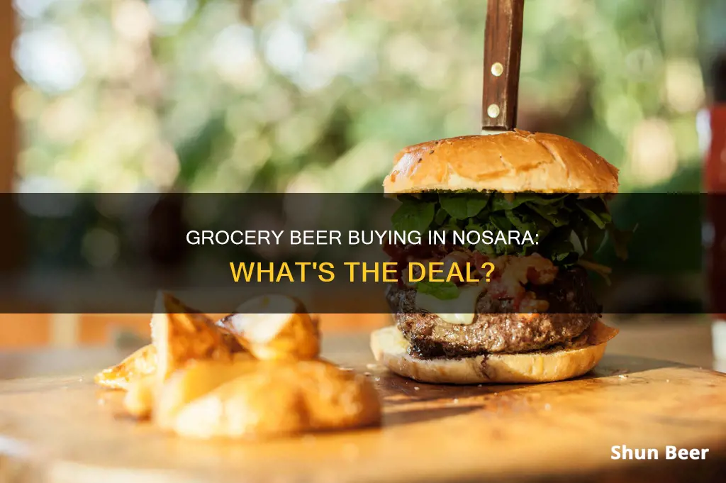 can you buy beer in a grocery store in nosara