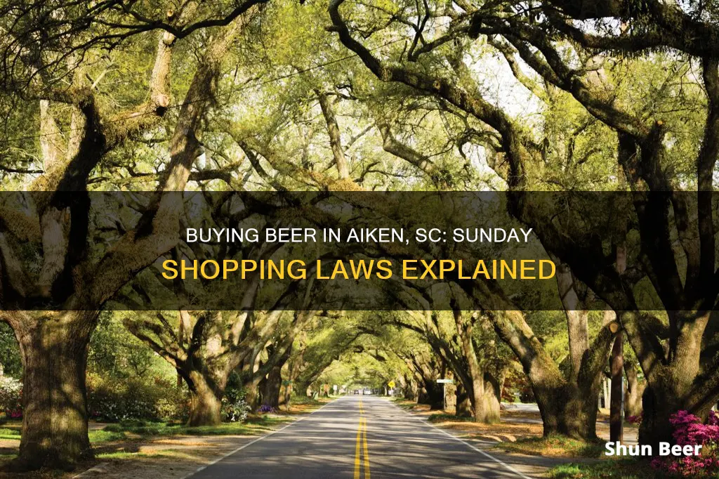 can you buy beer in aiken sc on sunday