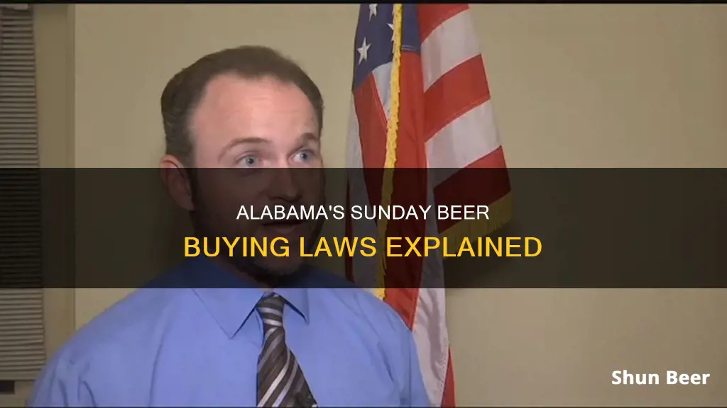 can you buy beer in alabama on sunday