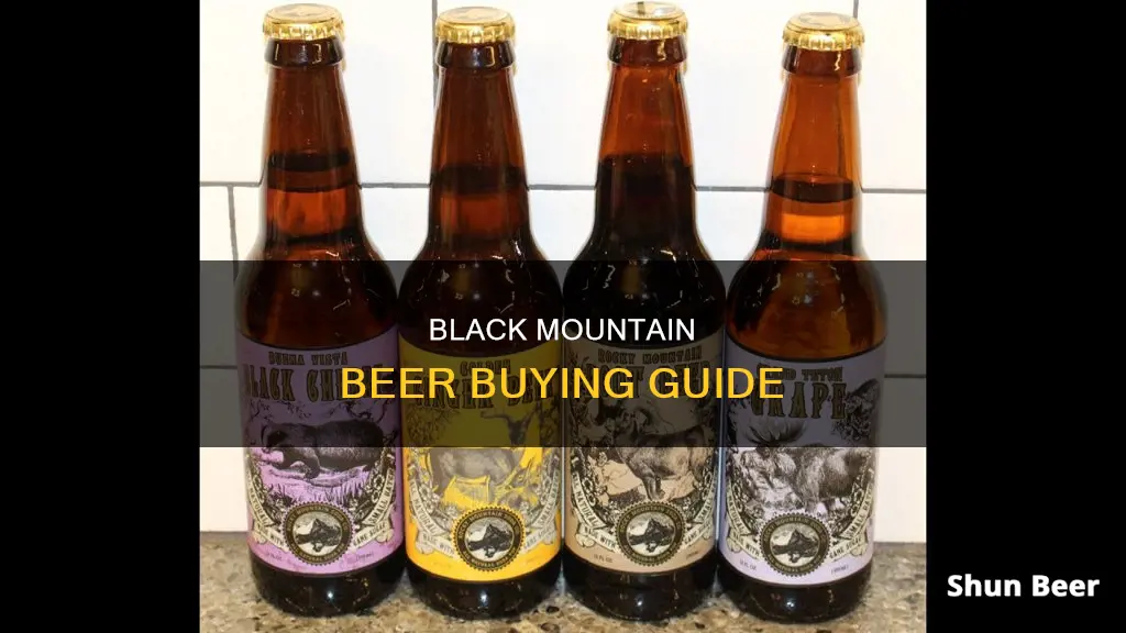 can you buy beer in black mountain