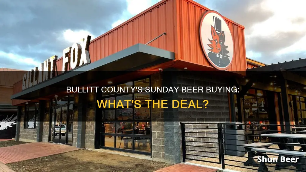 can you buy beer in bullitt county on sunday