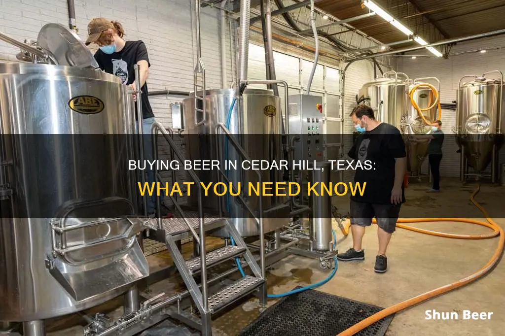 can you buy beer in cedar hill tx