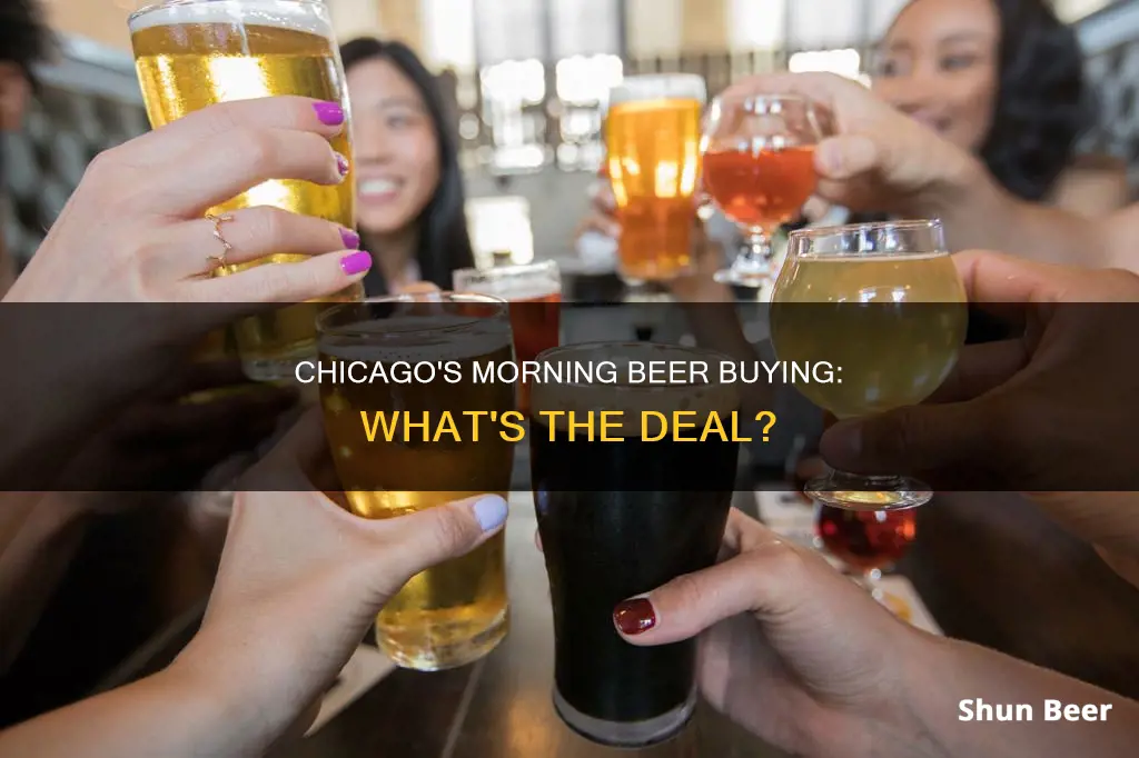 can you buy beer in chicago before 11 am