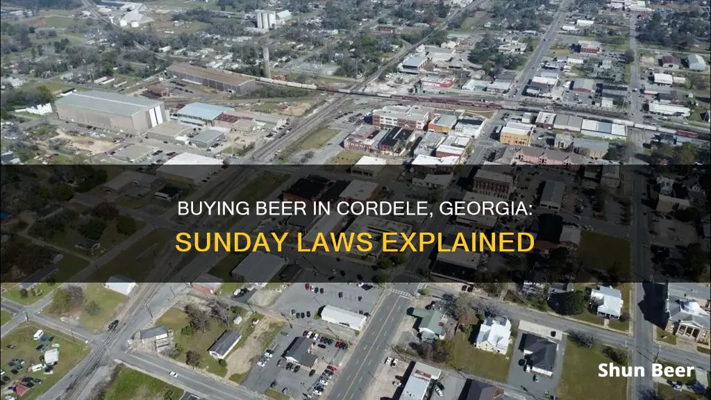 can you buy beer in cordele ga on sunday