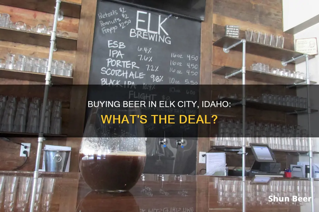 can you buy beer in elk city idaho