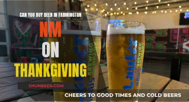 Buying Beer in Farmington, NM: Thanksgiving Availability