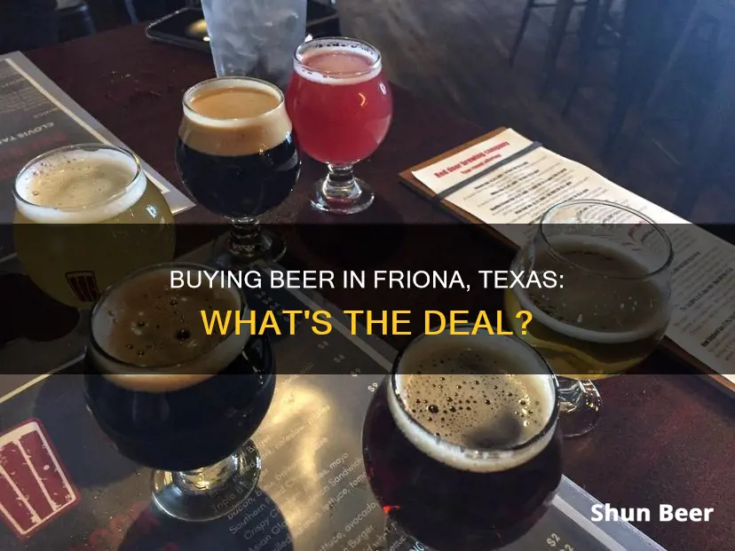 can you buy beer in friona texas