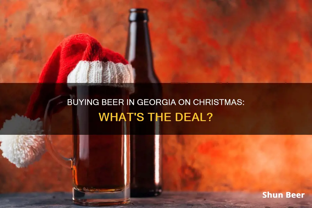 can you buy beer in ga on christmas day