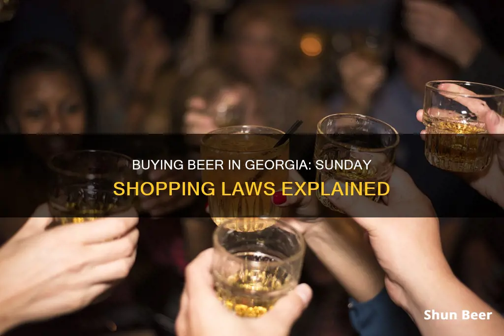 can you buy beer in ga on sunday