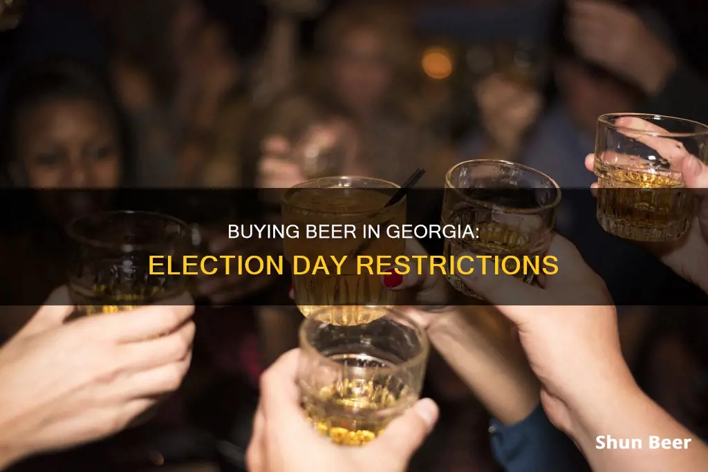 can you buy beer in georgia on election day