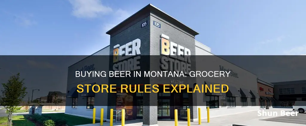 can you buy beer in grocery store in montana