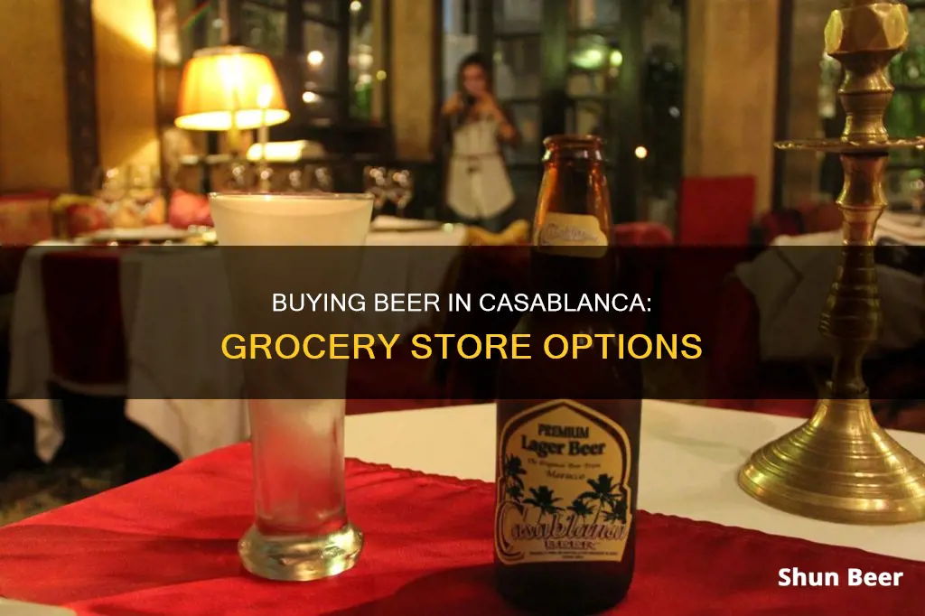 can you buy beer in grocery stores in casablanca