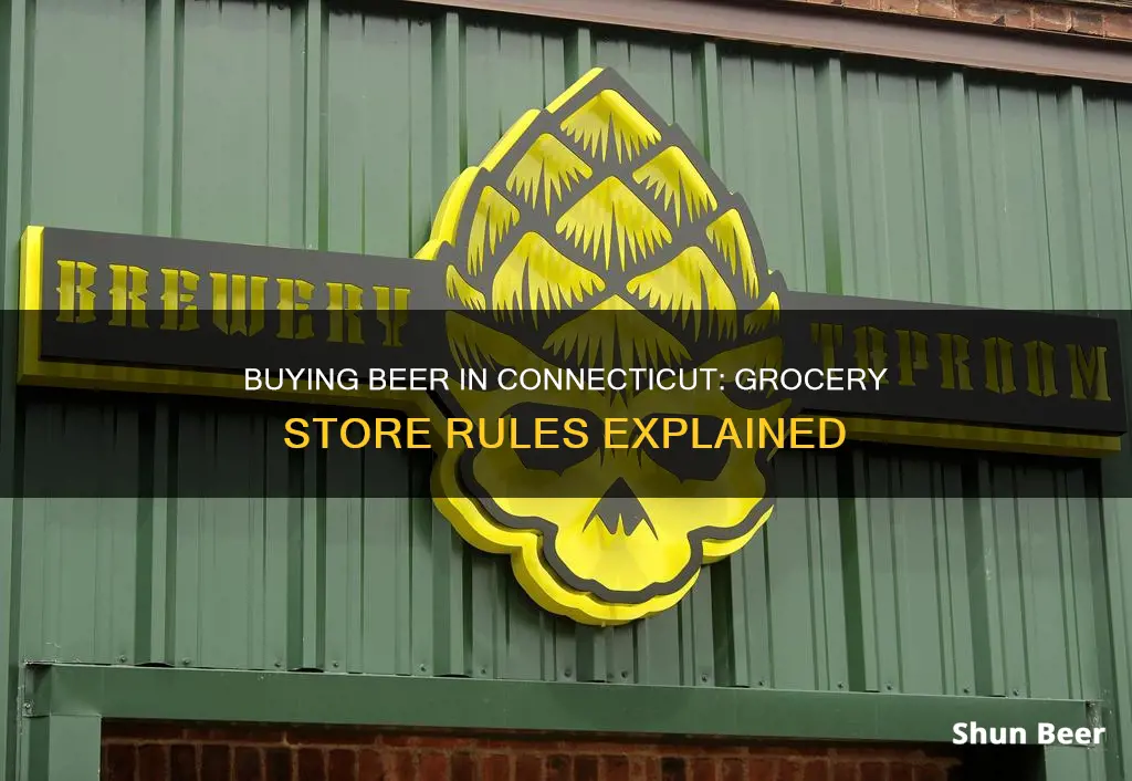 can you buy beer in grocery stores in connecticut