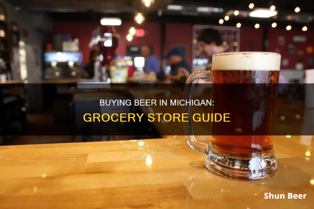 can you buy beer in grocery stores in michigan