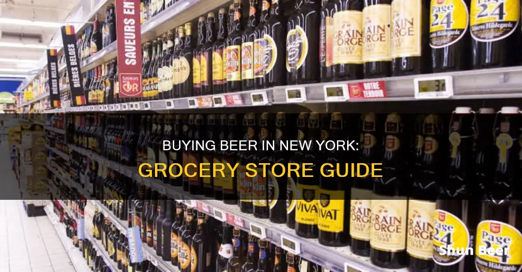 can you buy beer in grocery stores in new york