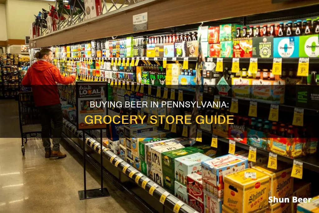 can you buy beer in grocery stores in pa