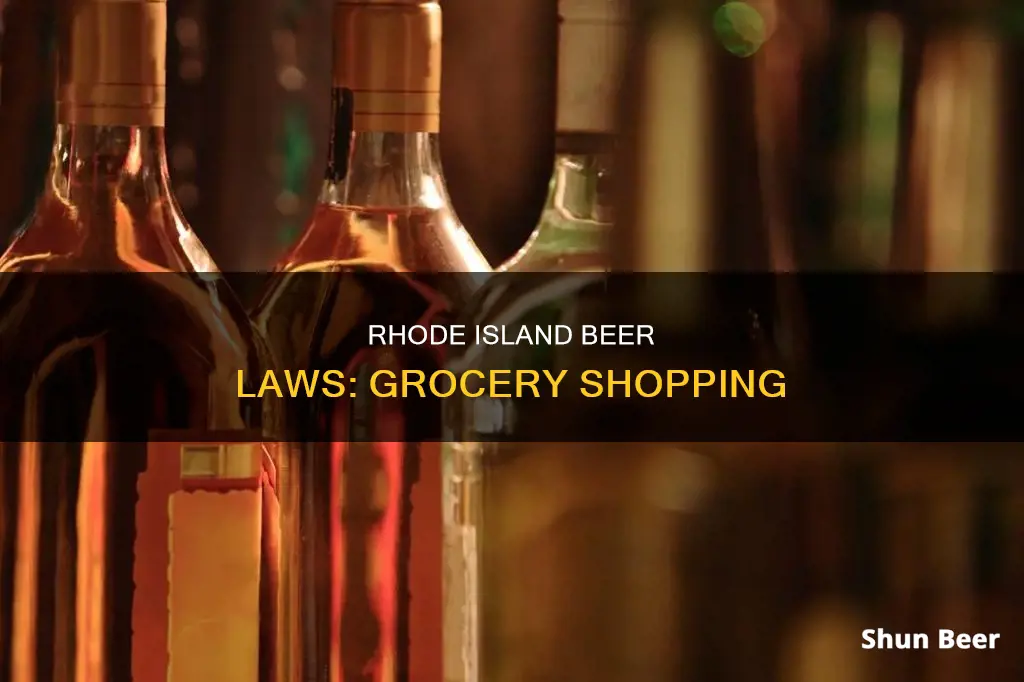 can you buy beer in grocery stores in rhode island