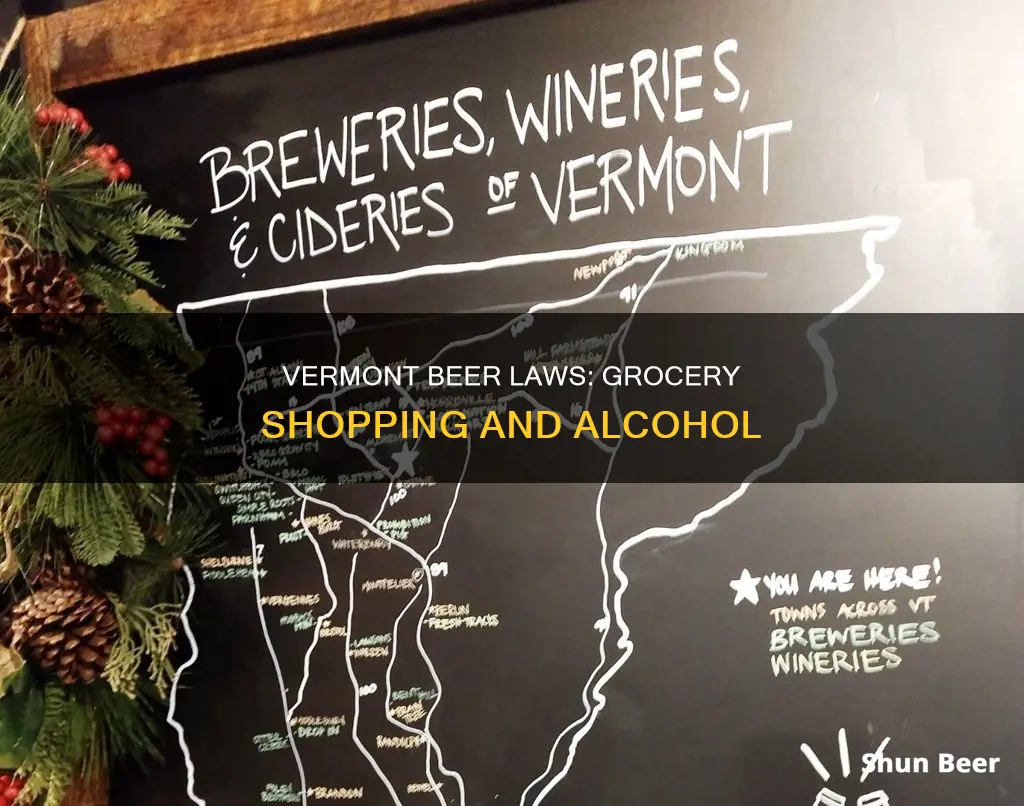 can you buy beer in grocery stores in vermont