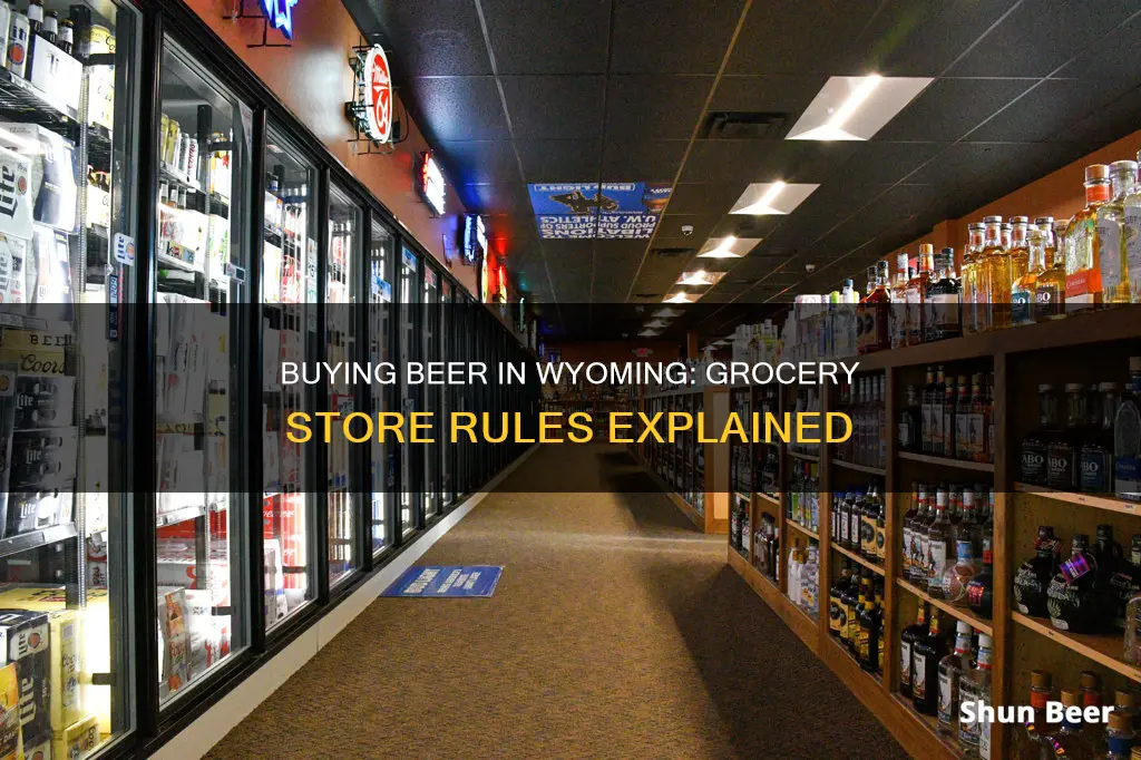 can you buy beer in grocery stores in wyoming